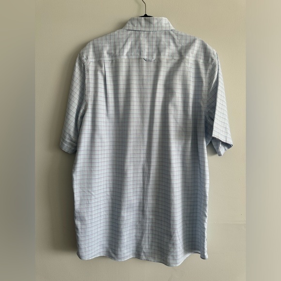 Nordstrom Men Button Down Shirt Size L Short Sleeve - Picture 3 of 3
